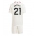 Manchester United Antony #21 Replika Babykläder Tredje matchkläder barn 2023-24 Korta ärmar (+ Korta byxor)